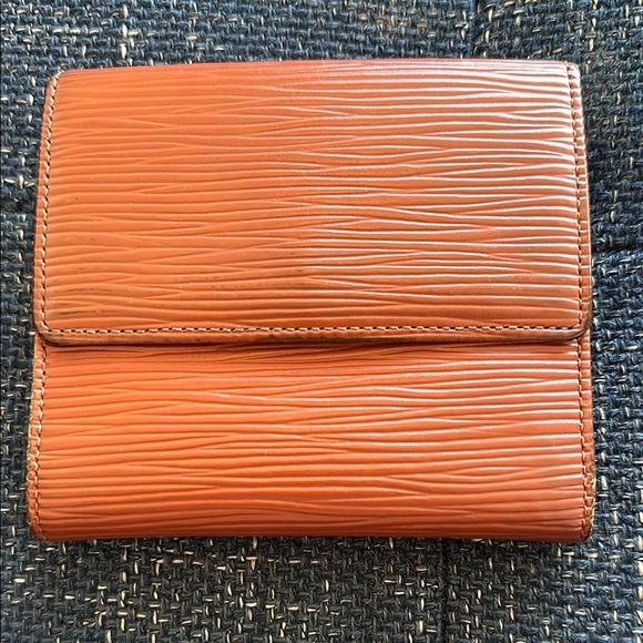 Louis Vuitton Epi Textured Leather Wallet - Orange - Picture 2 of 8